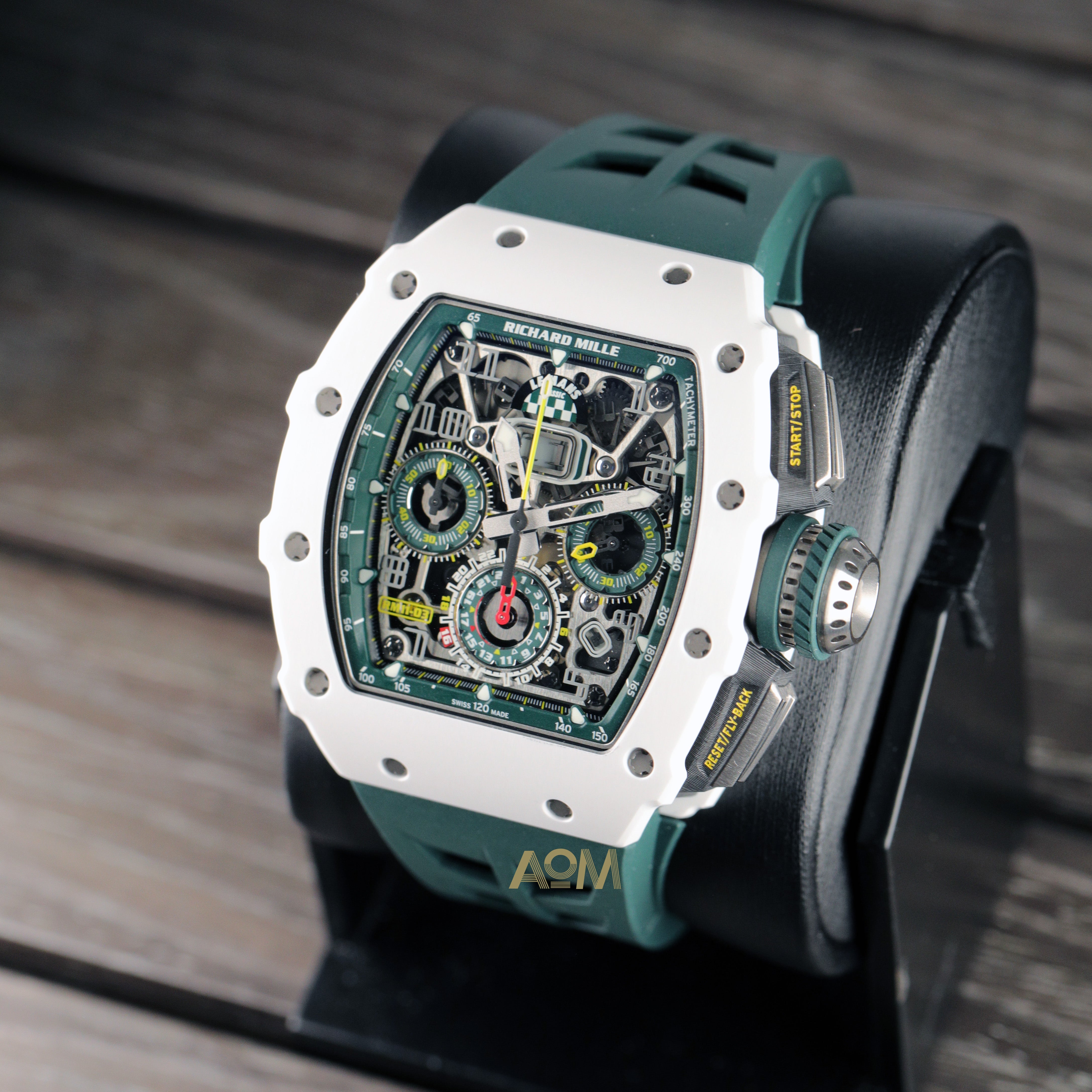 RM11 - 03 르망 화이트 - AOM Luxury Watch