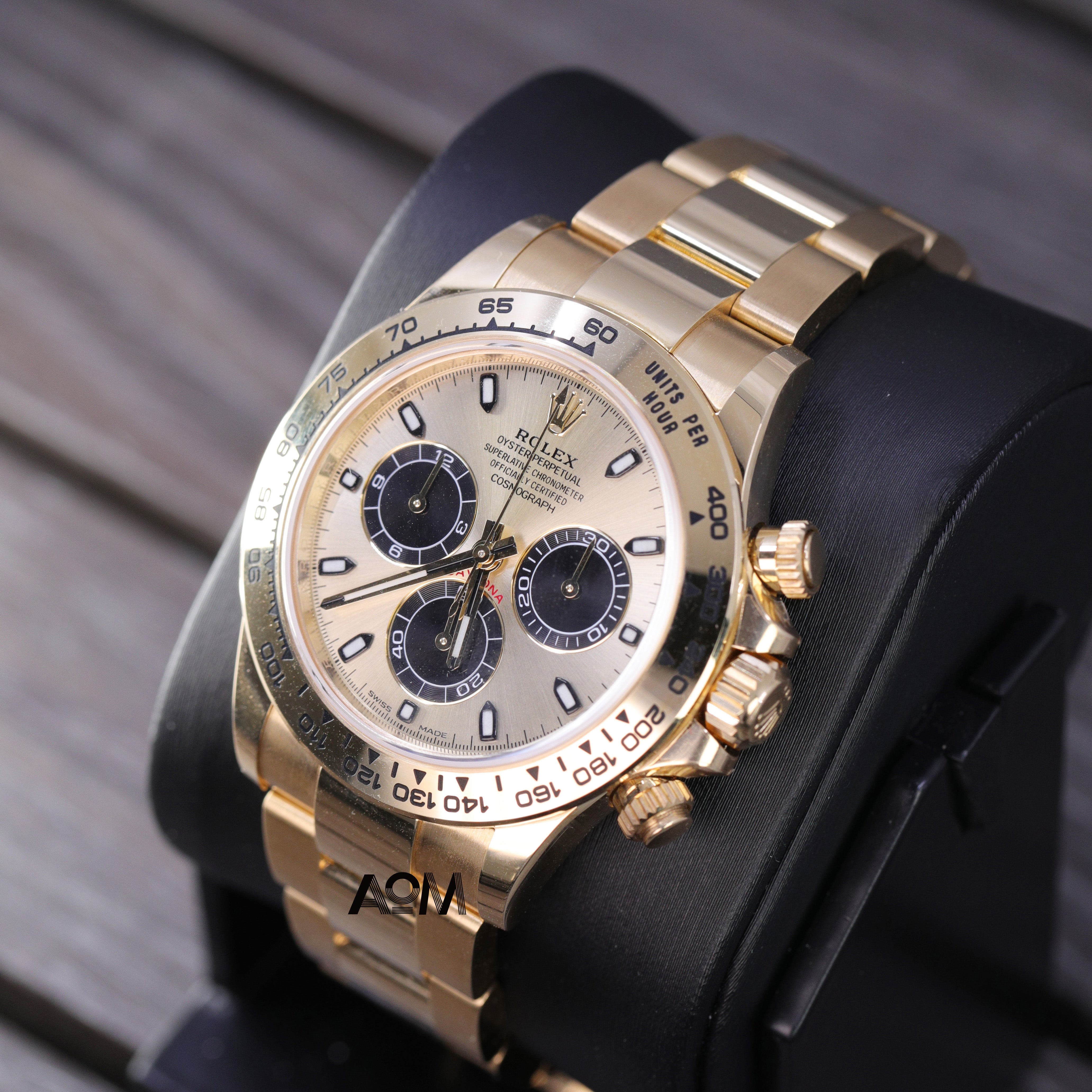 116508 Champ Black - AOM Luxury Watch