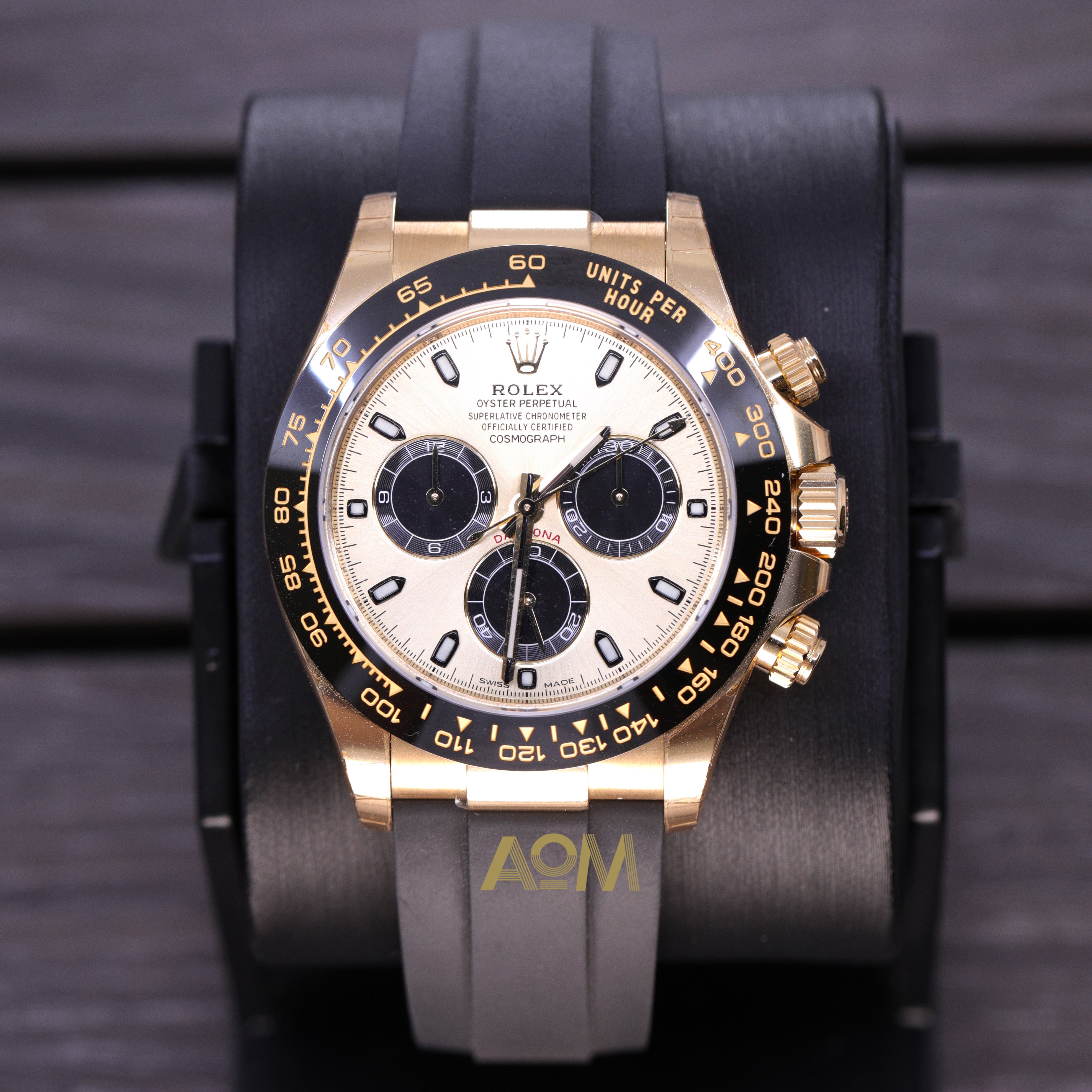 116518 Champ Black - AOM Luxury Watch