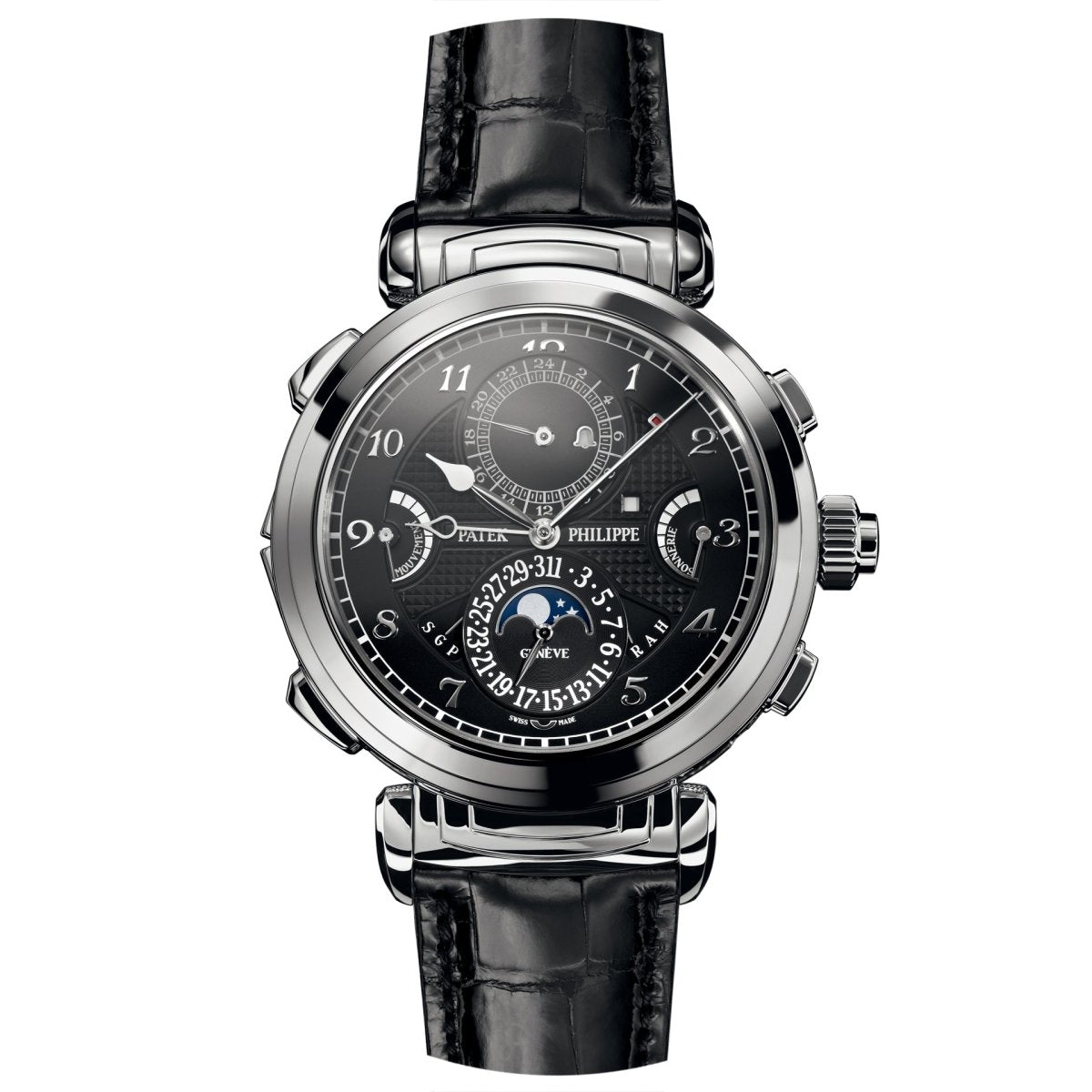 PP 6300G Black - AOM Luxury Watch