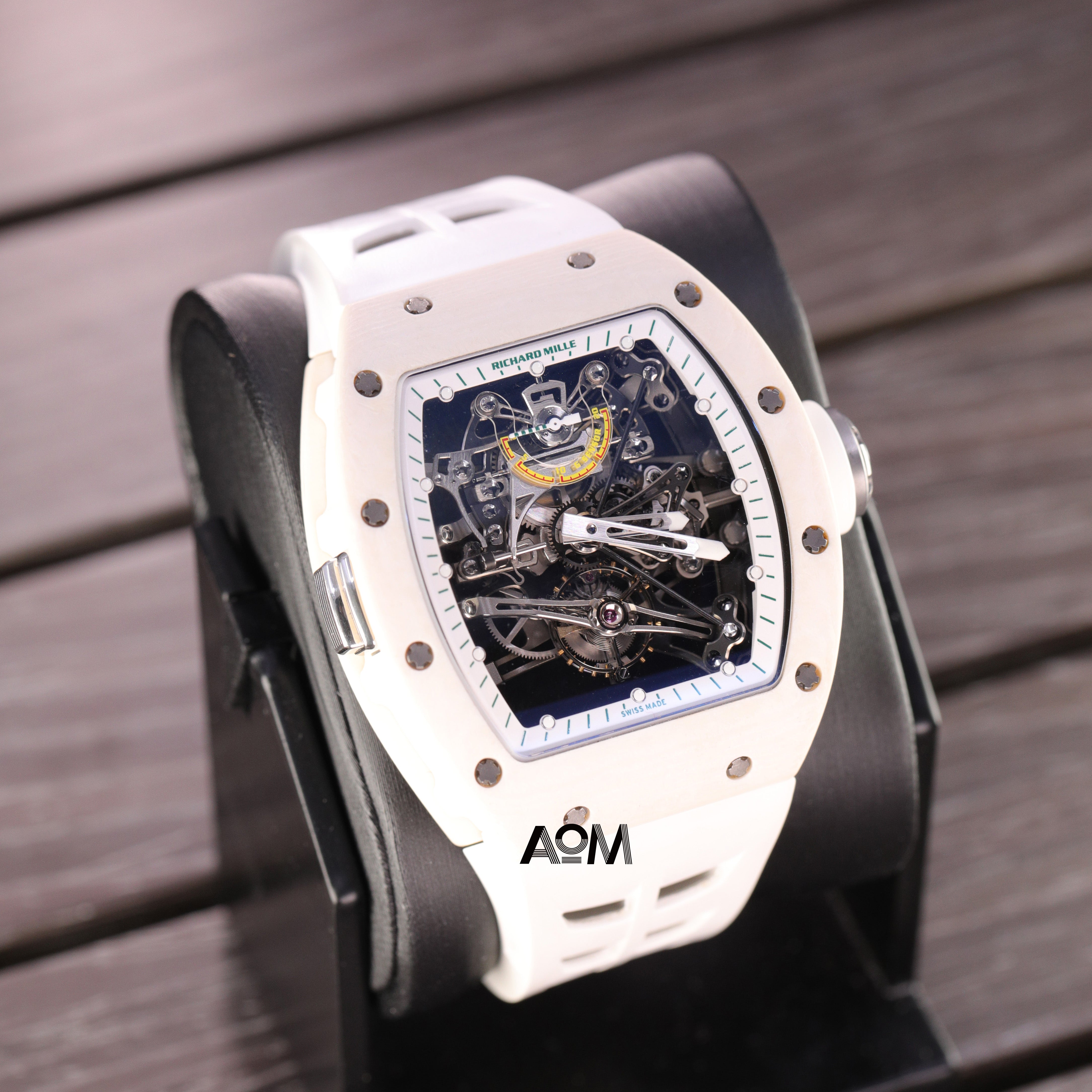 RM38-01 부바왓슨 화이트 세라믹 카본 TPT - AOM Luxury Watch