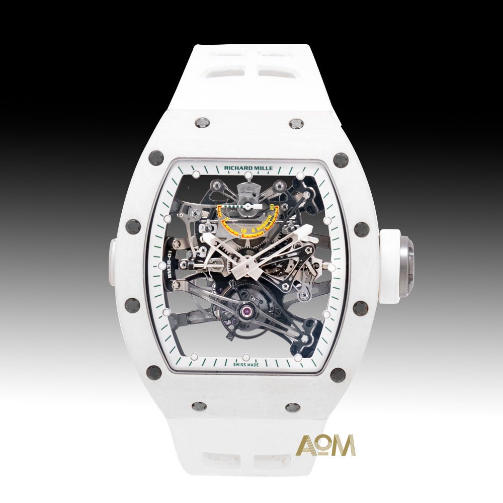 RM38-01 부바왓슨 화이트 세라믹 카본 TPT - AOM Luxury Watch