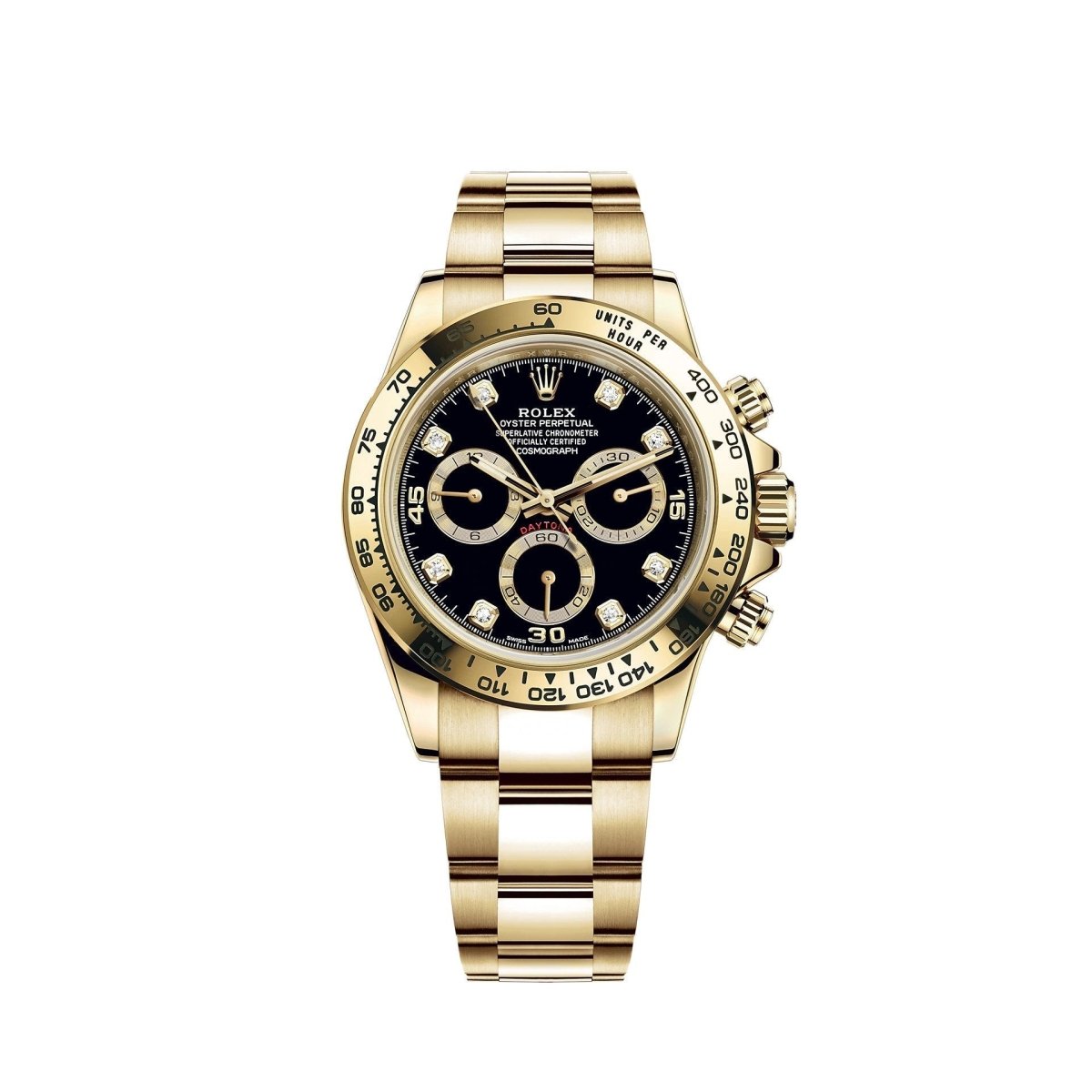 Rolex 116508G Black new dial - AOM Luxury Watch